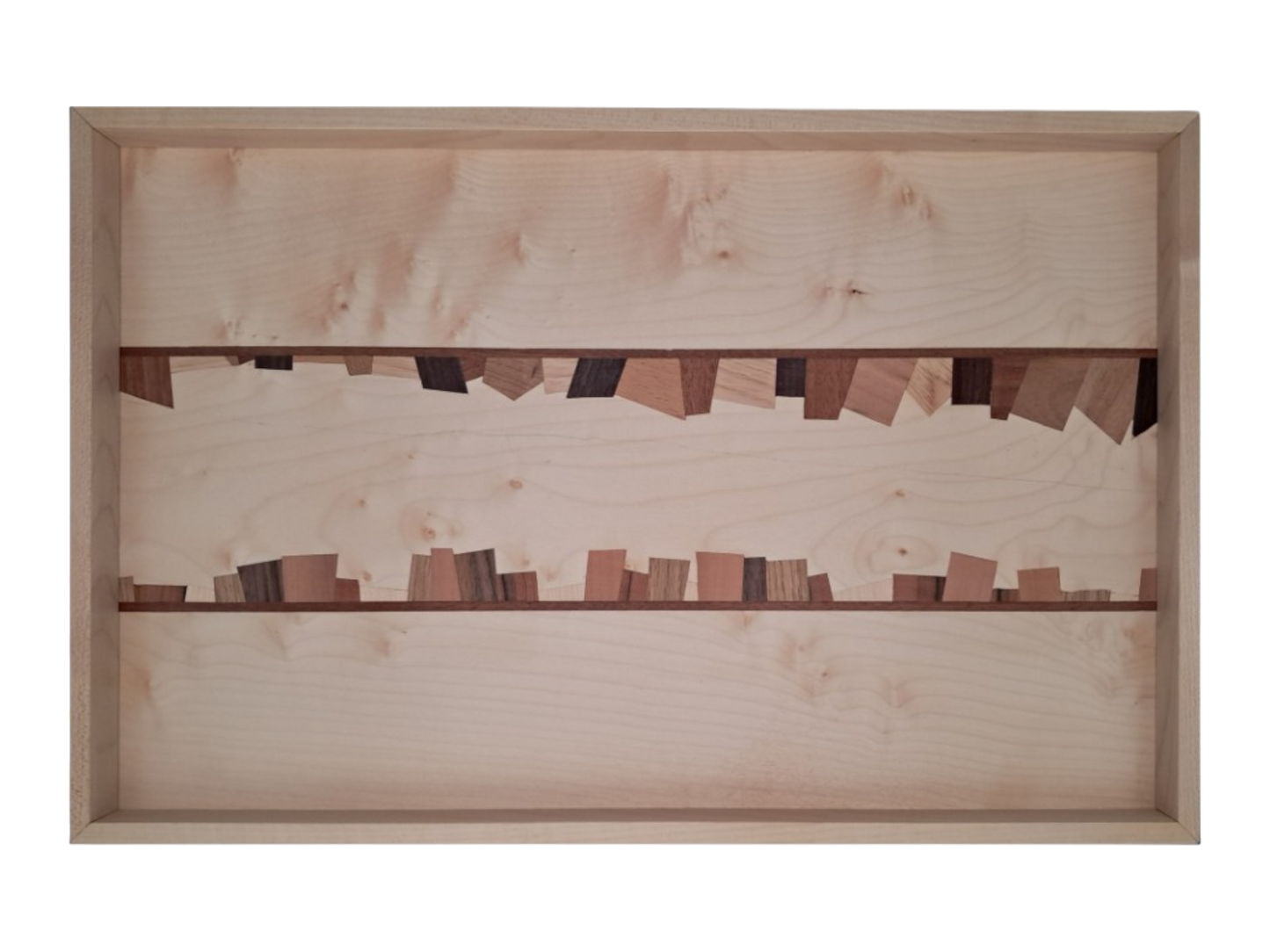 Tablett mit Intarsie C10