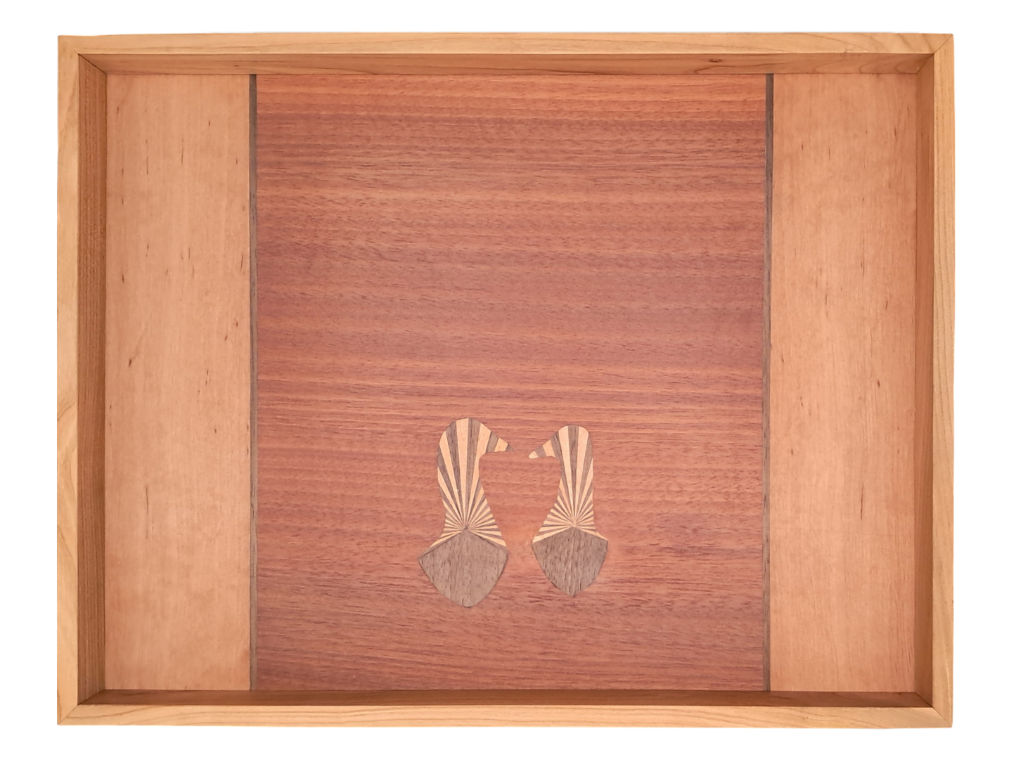 Tablett mit Intarsie C32