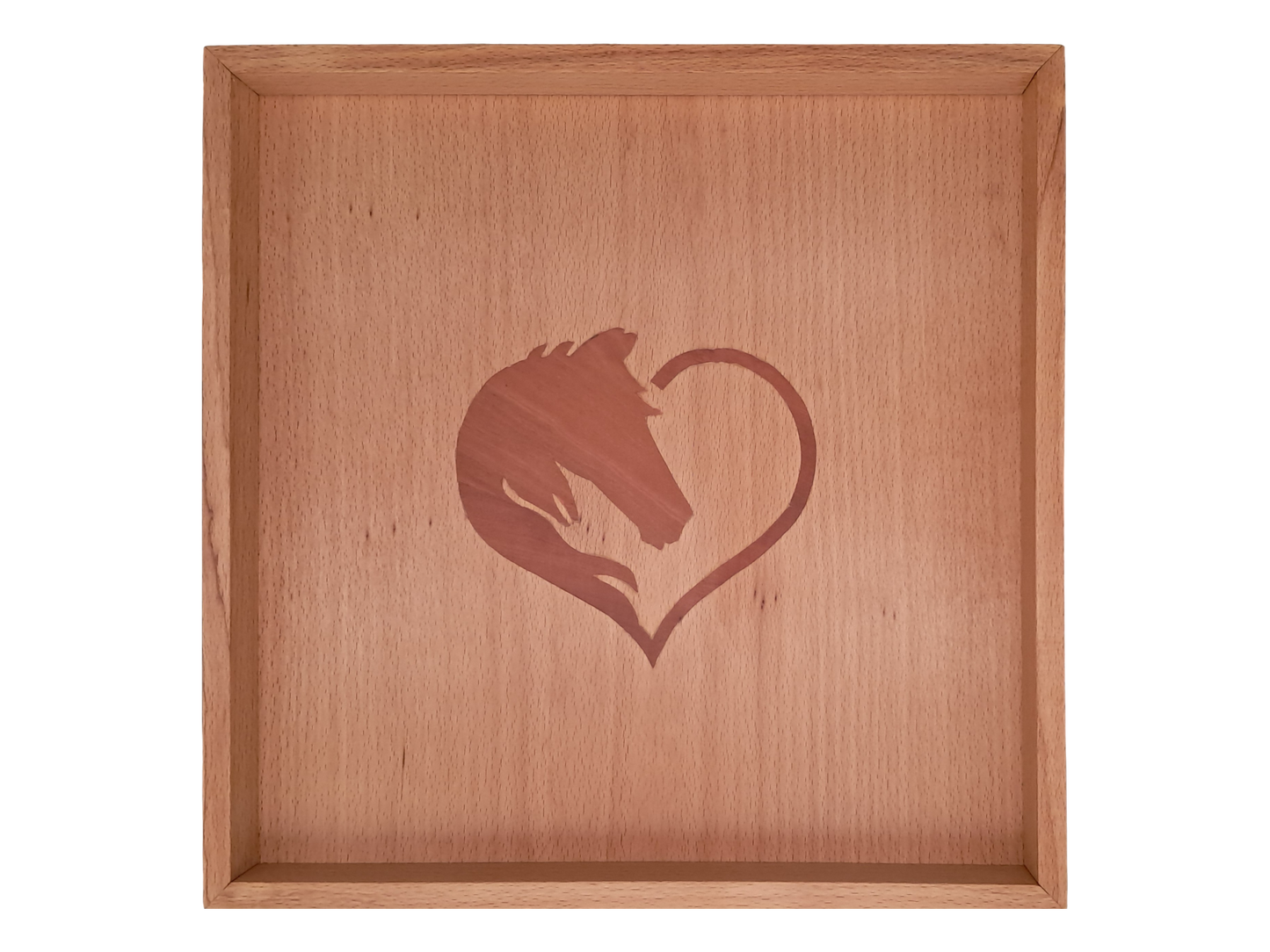 Tablett mit Intarsie C01