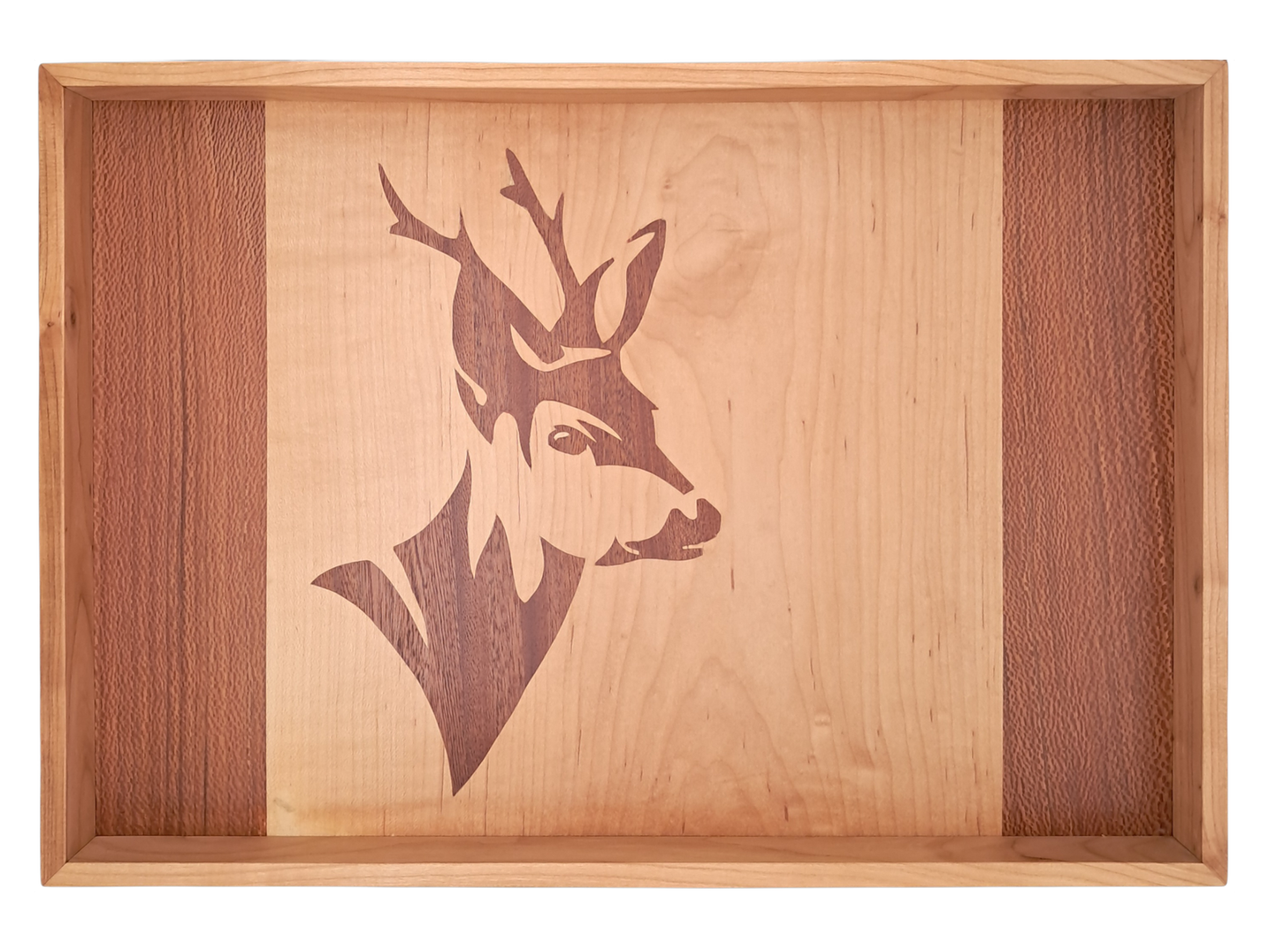 Tablett mit Intarsie C22