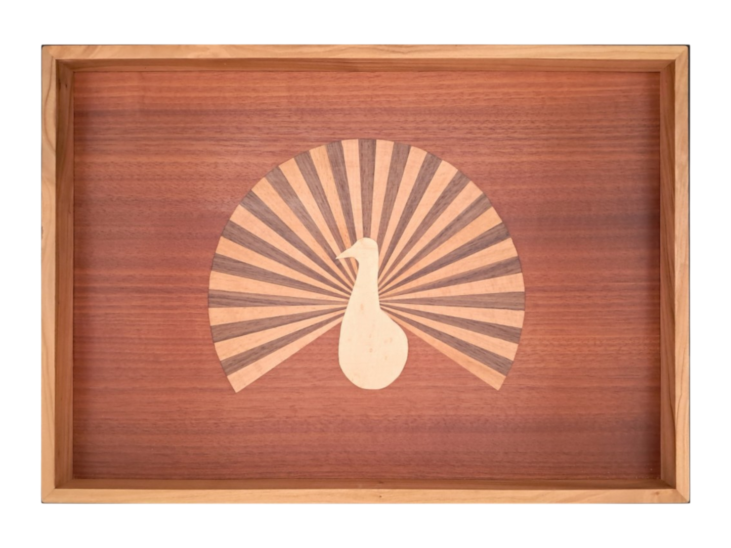 Tablett mit Intarsie C28