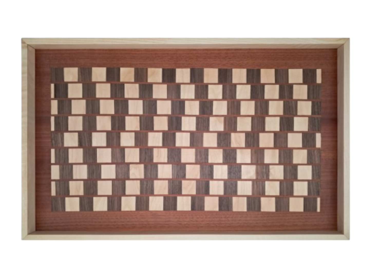 Tablett mit Intarsie C05