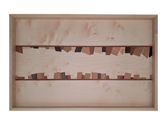 Tablett mit Intarsie C10