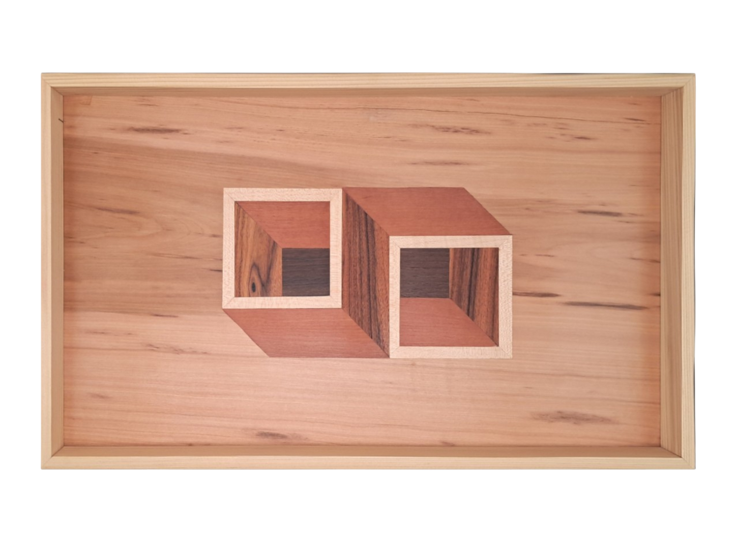 Tablett mit Intarsie C14