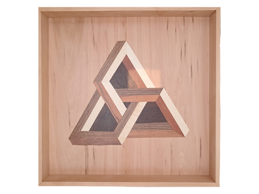 Tablett mit Intarsie C13