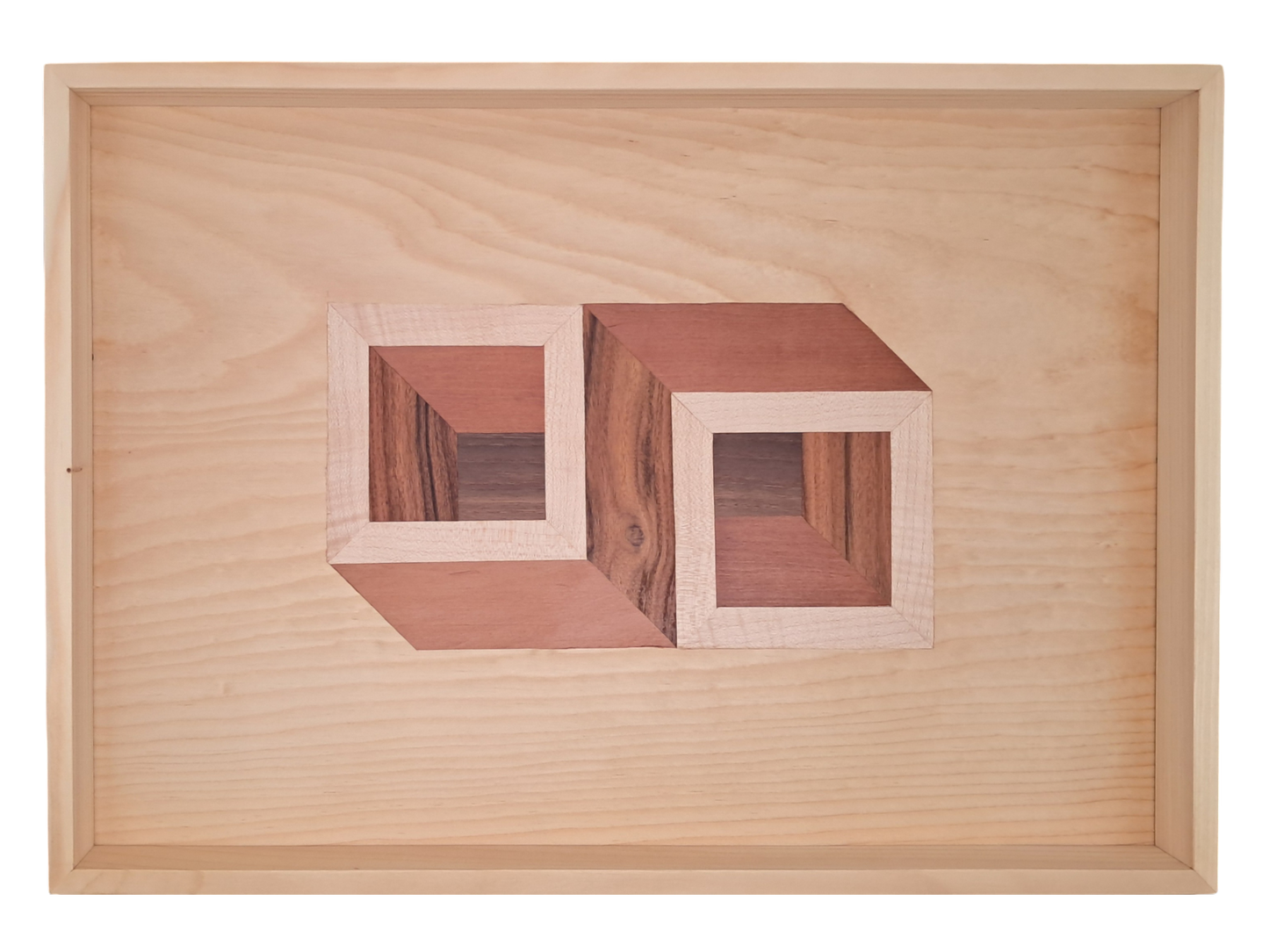 Tablett mit Intarsie C15