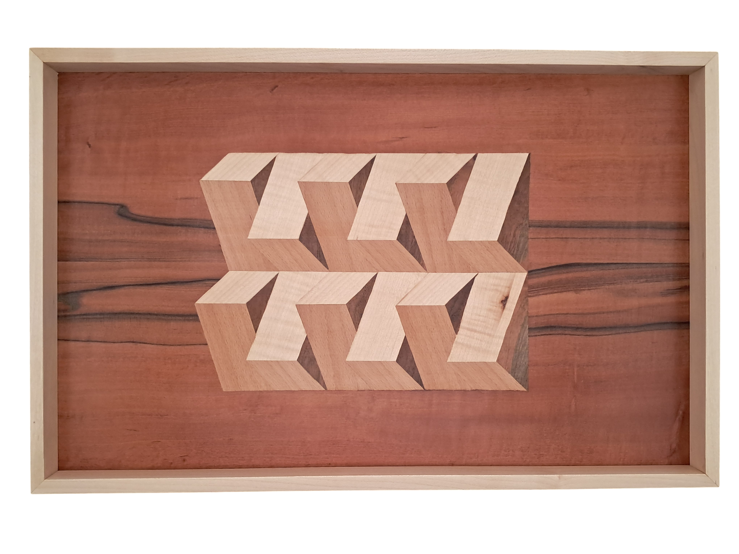 Tablett mit Intarsie C09