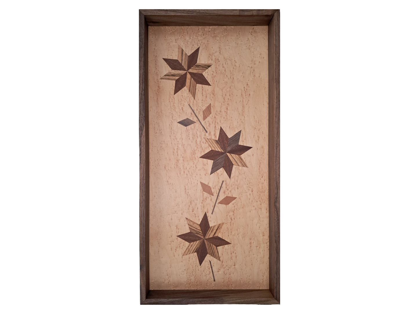 Tablett mit Intarsie C07