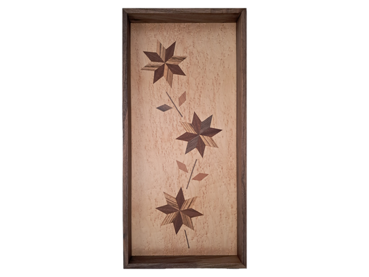 Tablett mit Intarsie C07