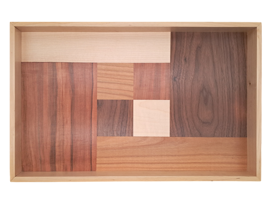 Tablett mit Intarsie B07