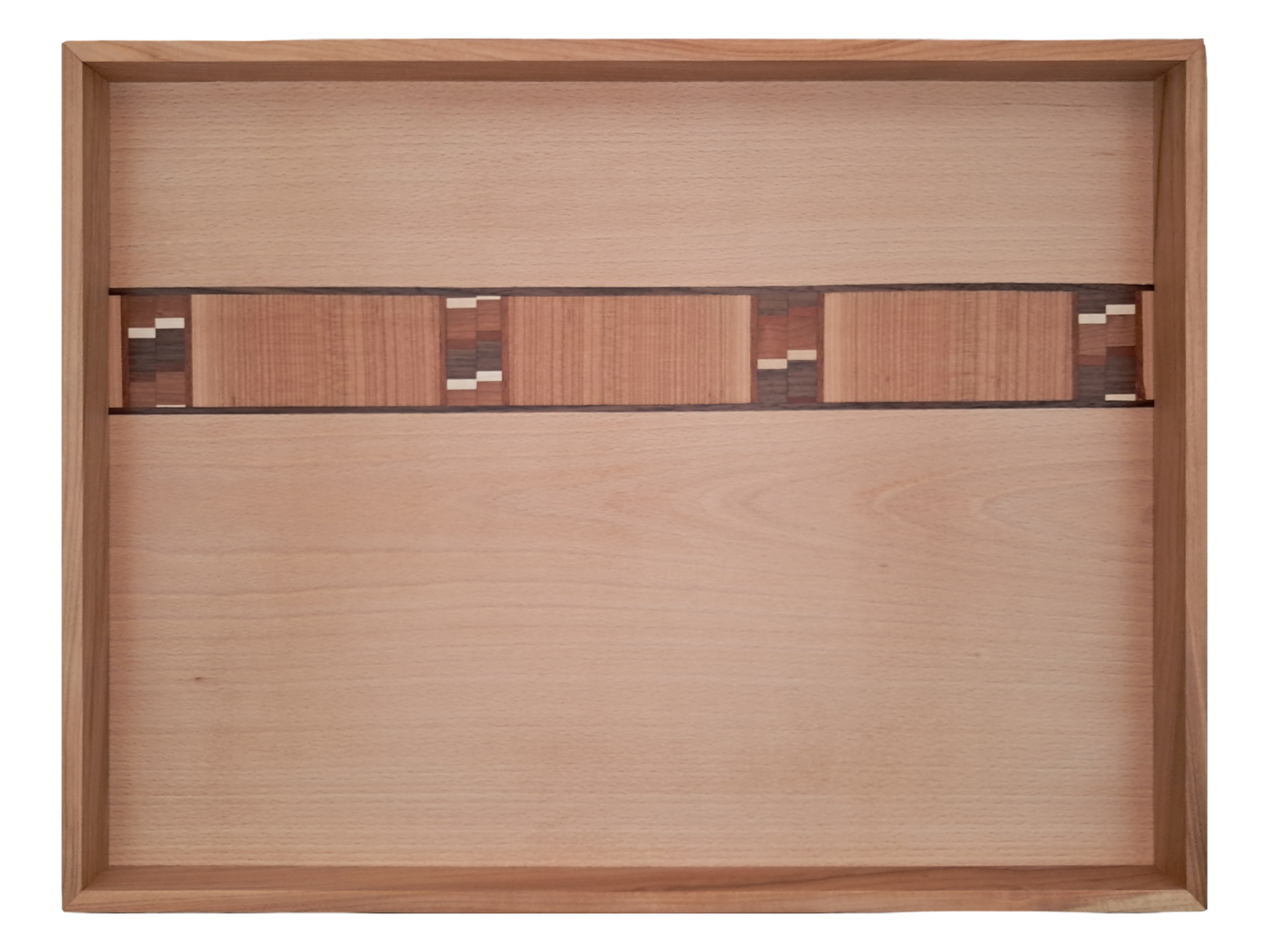 Tablett mit Intarsie B02