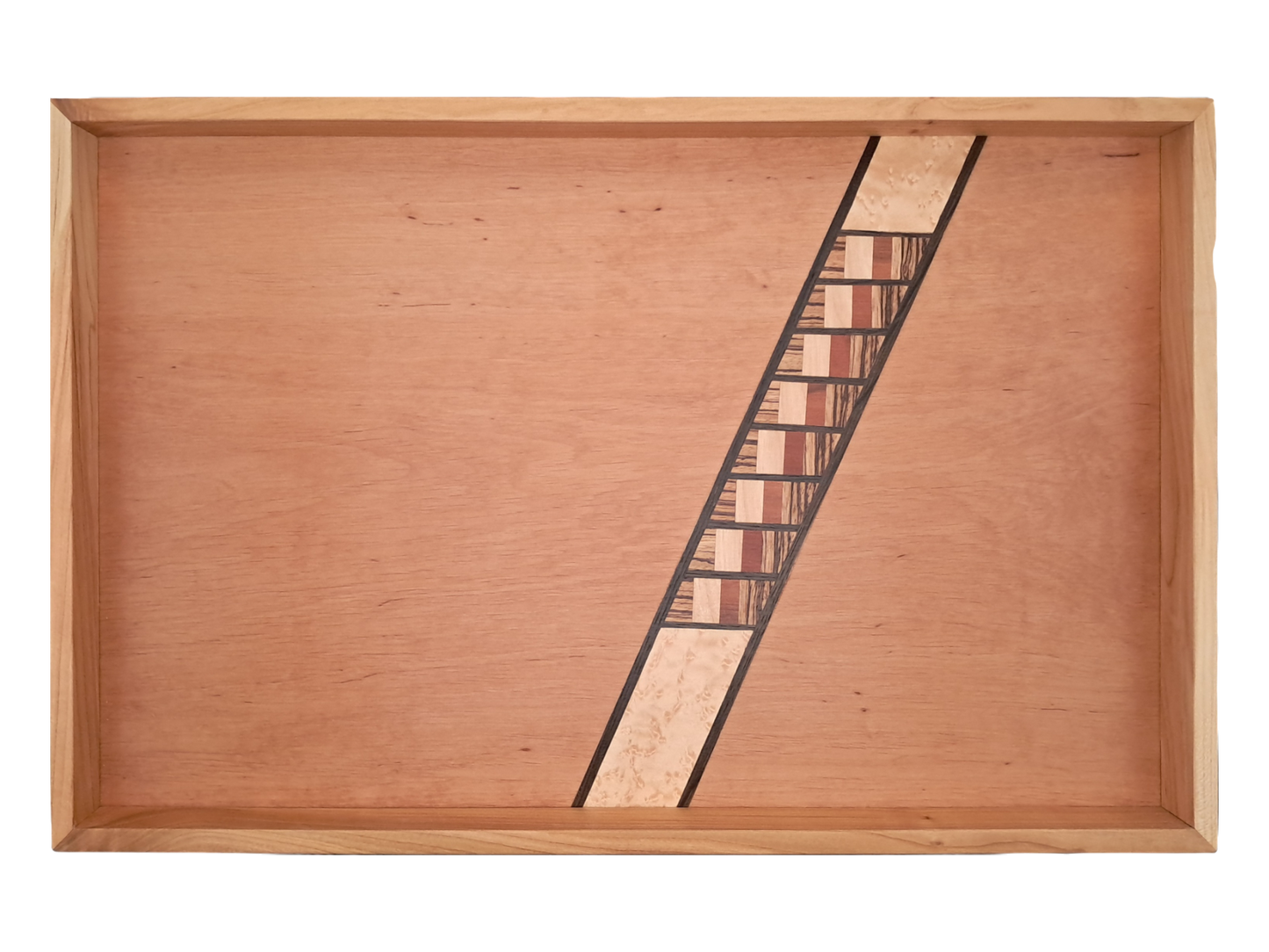 Tablett mit Intarsie B04