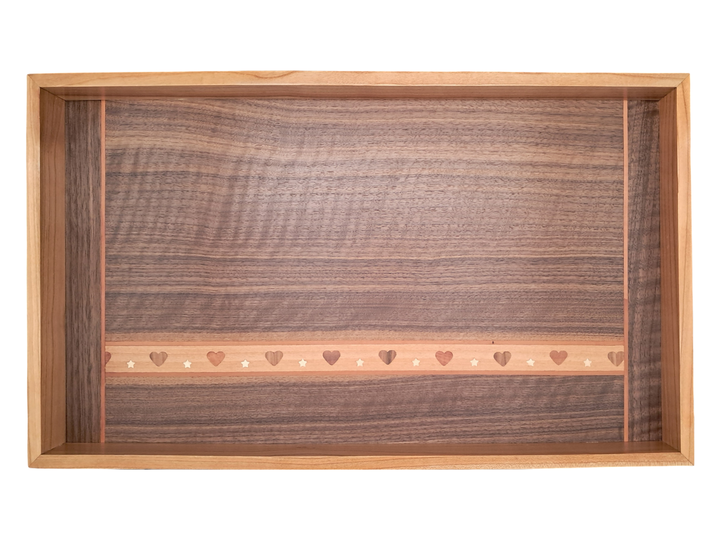 Tablett mit Intarsie B06