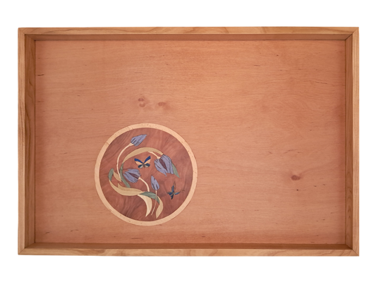 Furnierbild FS09 - "Butterfly Flower"