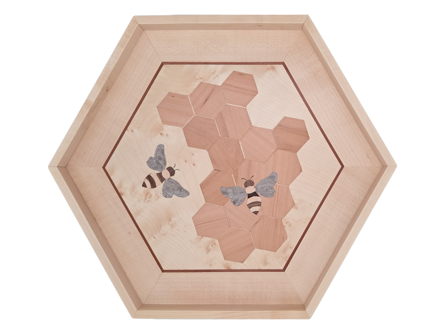 Furnierbild FS05-  "Busy Bees"