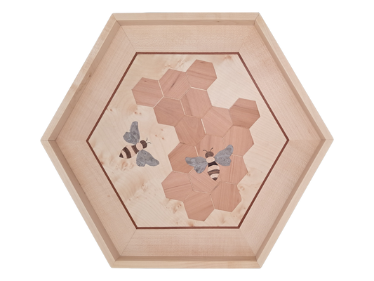 Furnierbild FS05-  "Busy Bees"