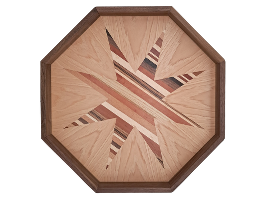 Sonderform-Tablett mit Intarsie SF1