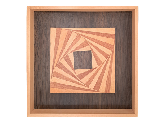 Tablett mit Intarsie C17