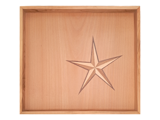 Tablett mit Intarsie C20