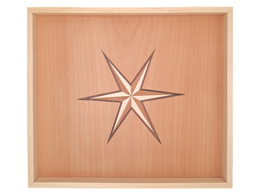 Tablett mit Intarsie B01