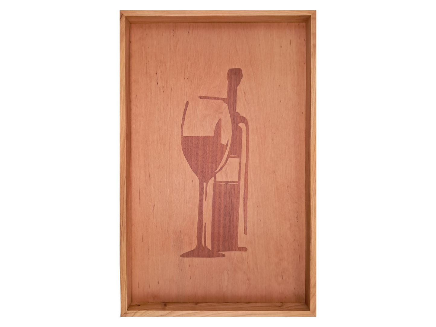 Tablett mit Intarsie C26