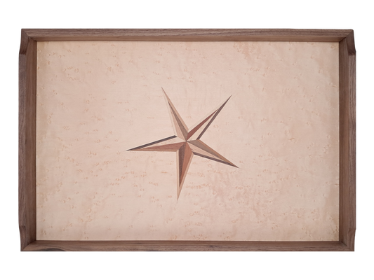 Tablett mit Intarsie C11